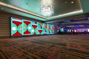 Live! Casino & Hotel digital display with custom motion art