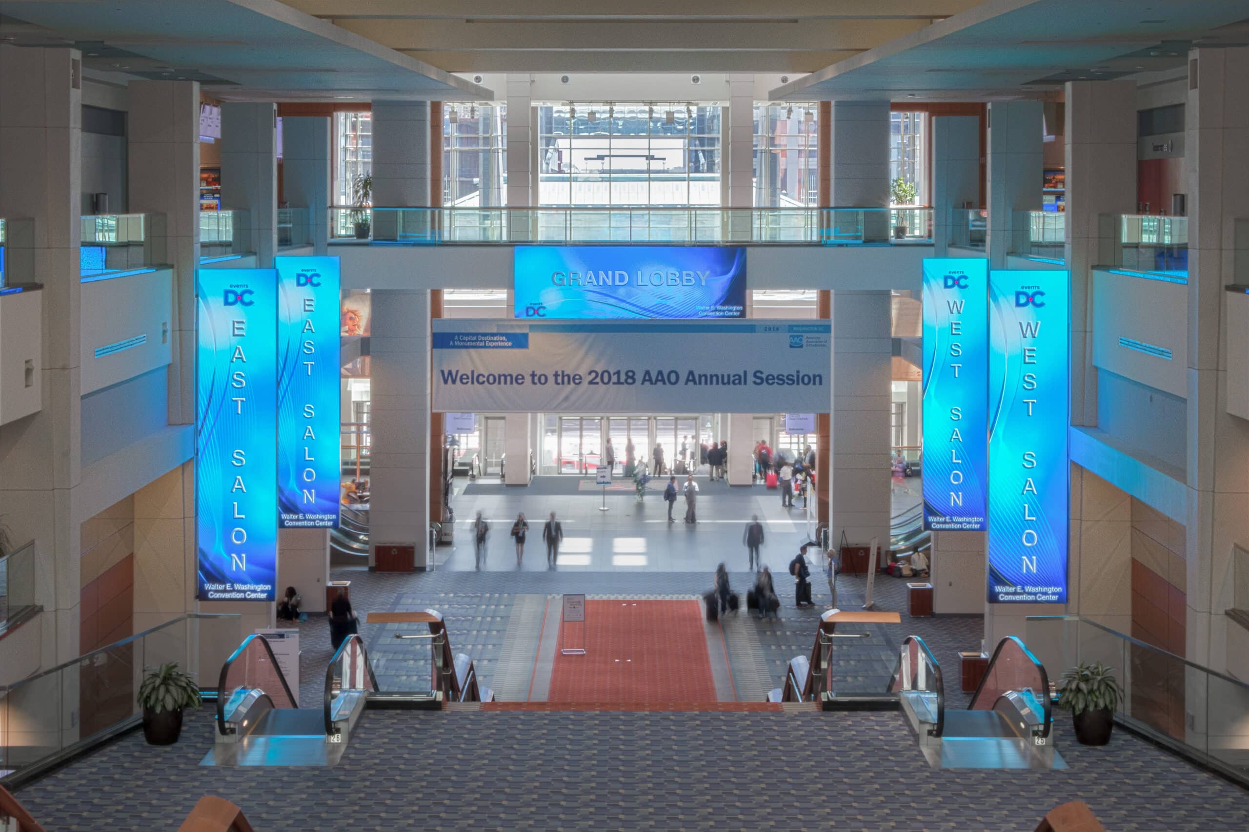 Gable, Walter E. Washington Convention Center, digital signage, digital display
