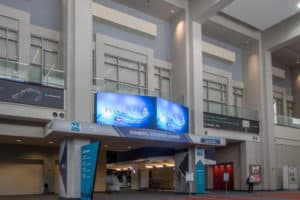Gable, Walter E. Washington Convention Center, digital signage, digital displays