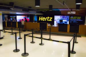 Hertz back-wall LED display