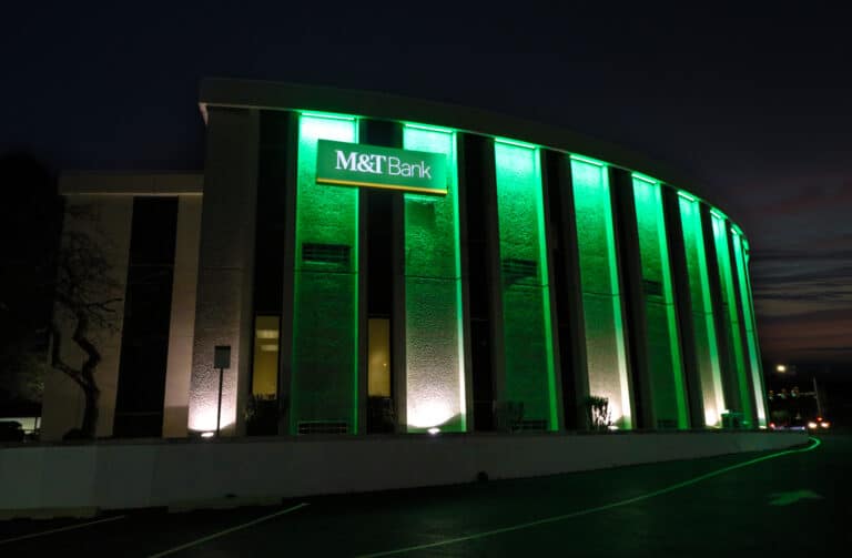 M&T Bank Identification and Color-Changing Lighting