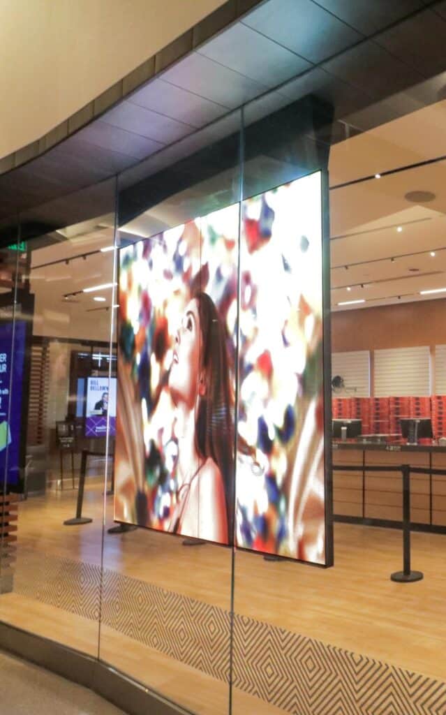 Digital Window Mesh Display at MGM National Harbor
