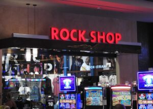 Illuminated Channel Letters for Shop in Hard Rock Cincinnati
