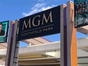 MGM Northfield Park Building ID Sign, MGM Resorts International