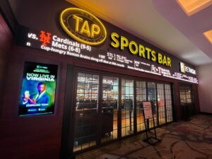 Tap Sports Bar Faux Neon at MGM National Harbor, MGM Resorts International