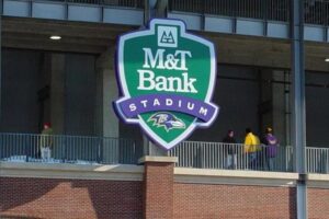 M&T Bank Stadium identification sign