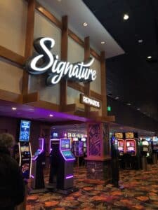 Swinomish Casino and Lodge Interior Illuminated Signage