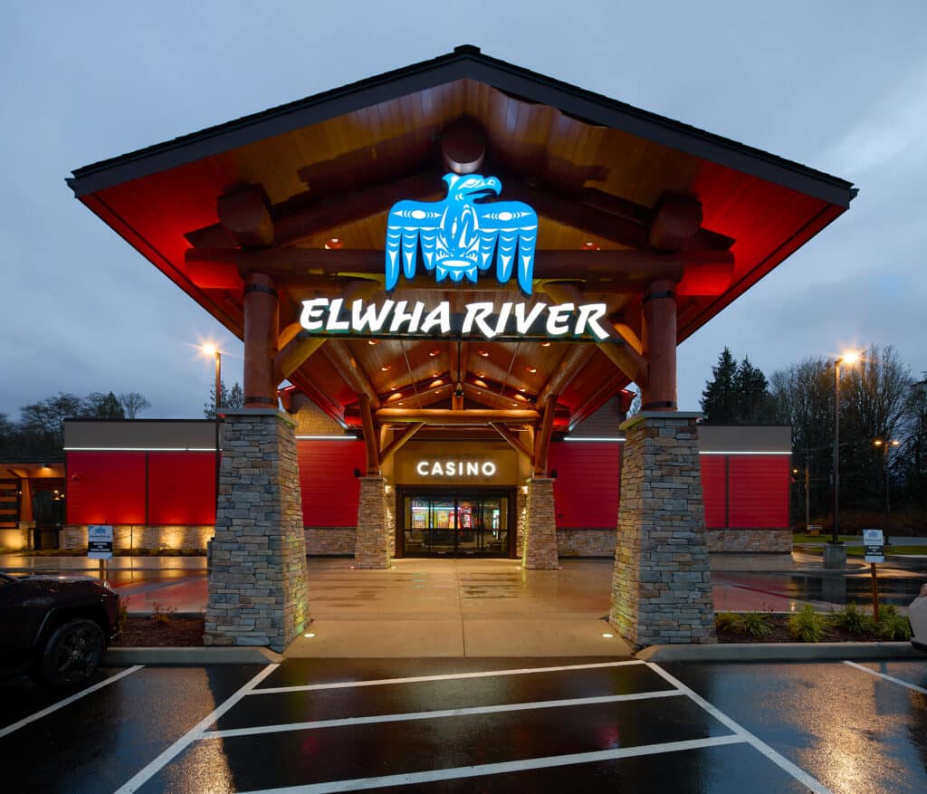 Elwha River Casino Identity Typeface and Logo, Photographed by Doug Walker