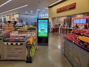 Neptune Retail Solutions Using a Gable Kiosk at a Safeway
