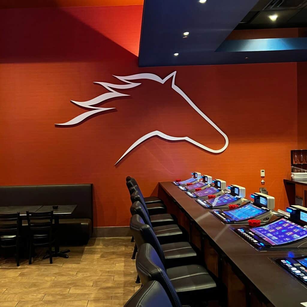 Shoshone-Bannock Casino Hotel Impact Logo Wall