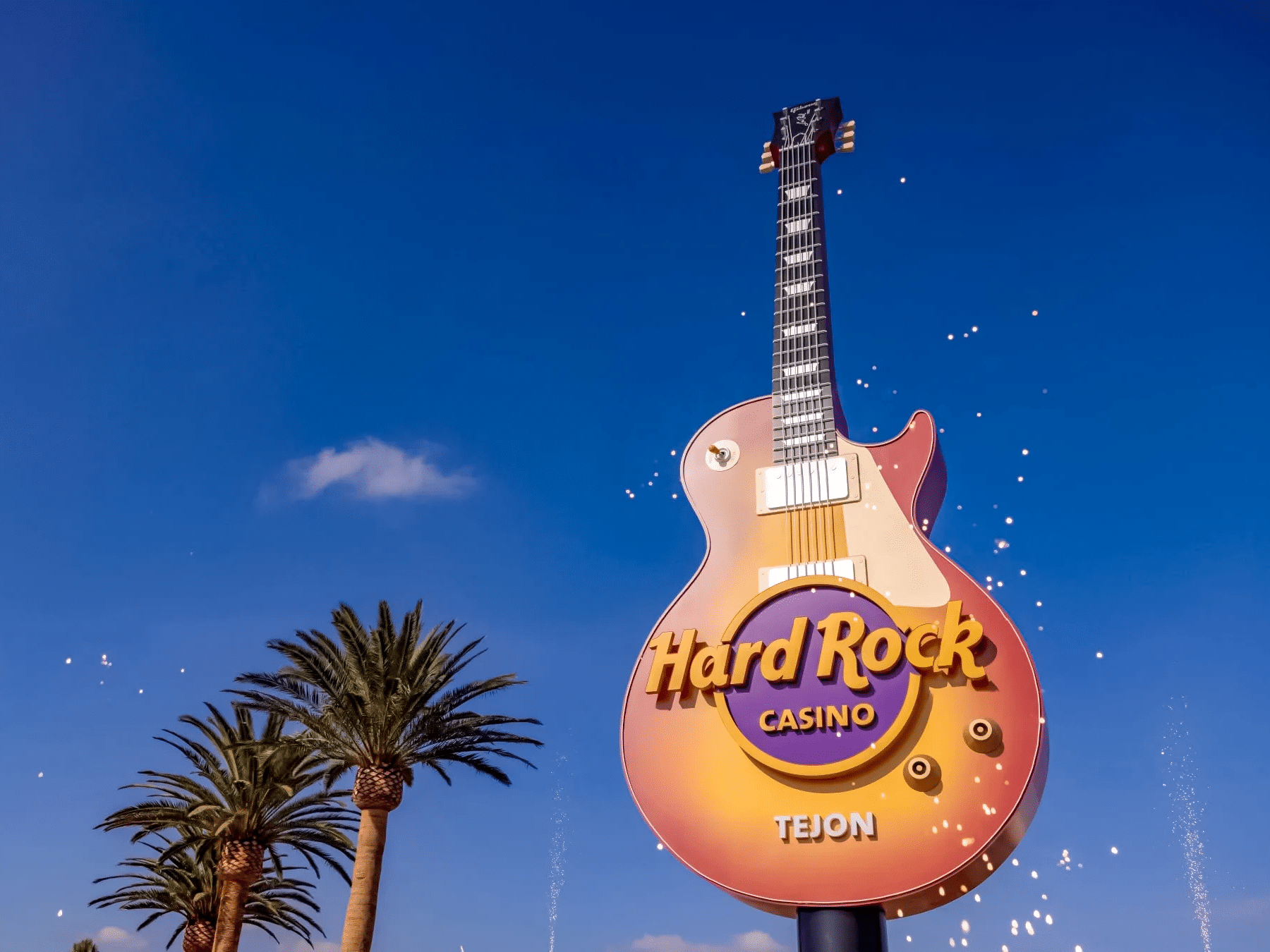 Hard Rock Casino Tejon Roadside Guitar Monument