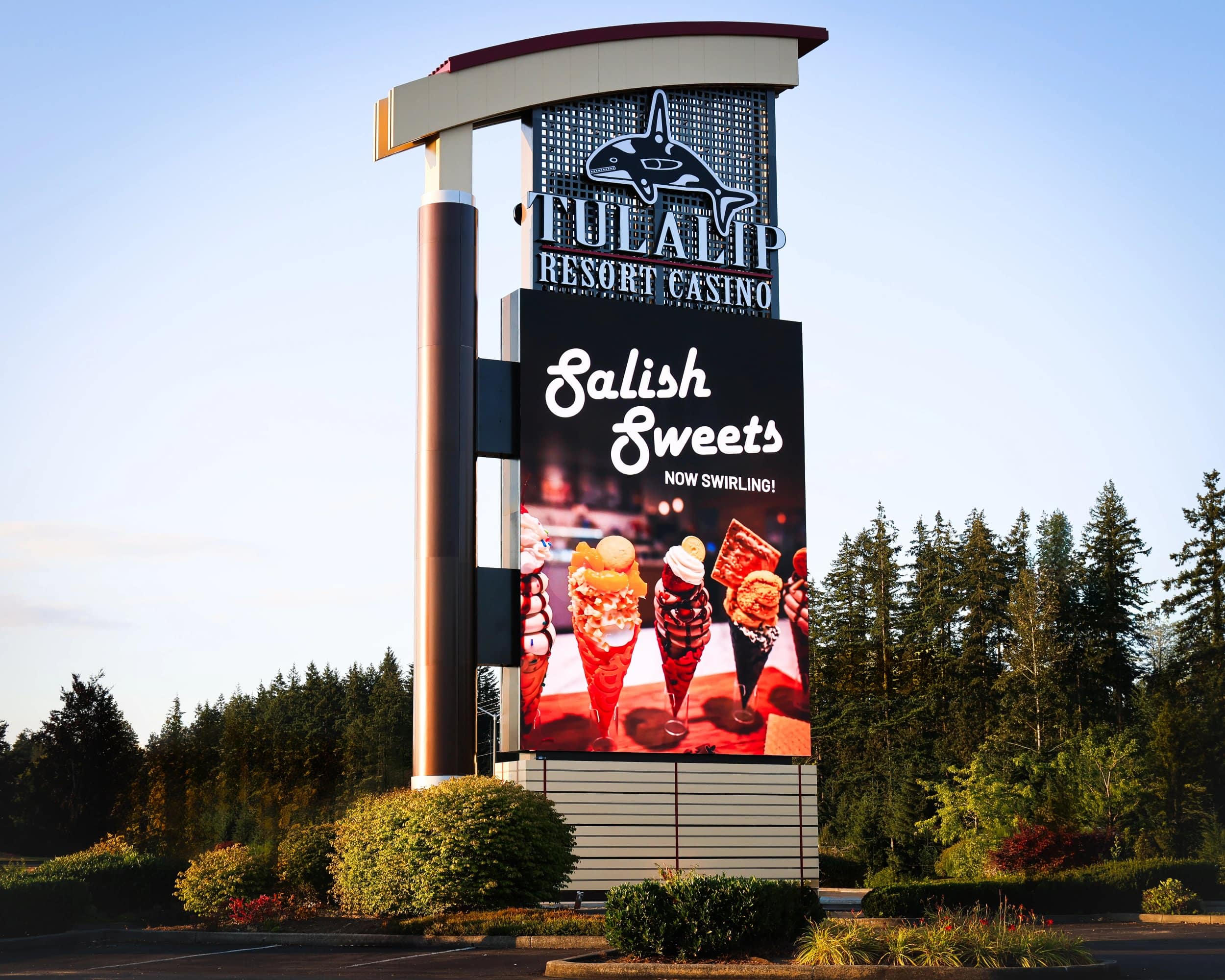 Tulalip Resort Casino Digital Pylon Monument, Tulalip, WA